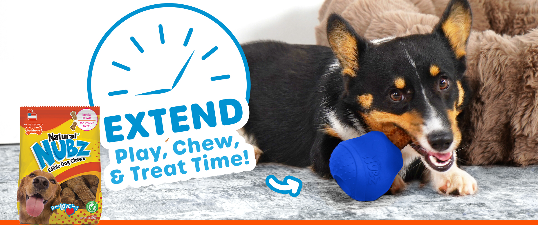 extend play, chew, & treat time