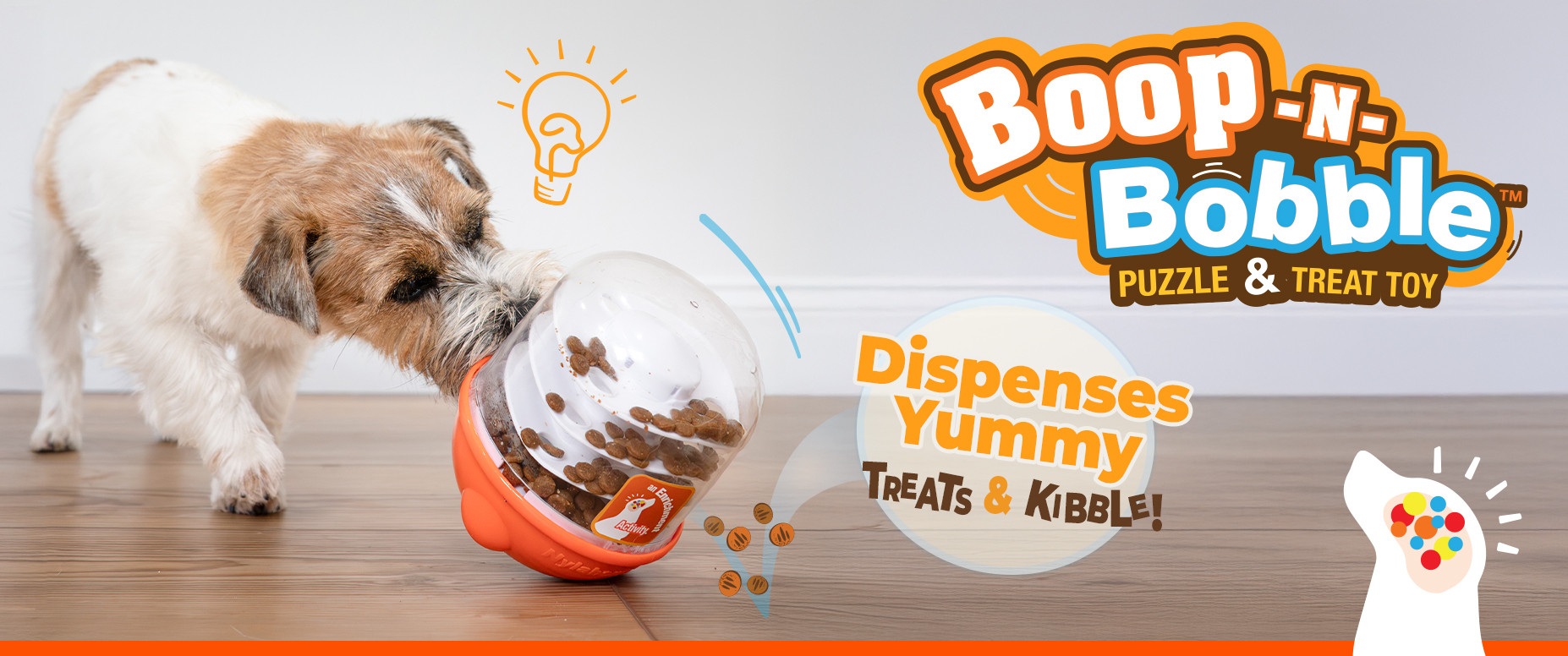 boop n bobble puzzle and treat toy