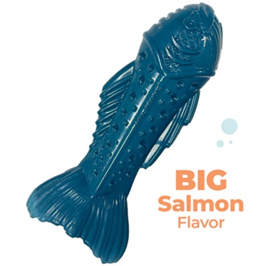 Nylabone Power Chew Love Our Oceans Textured Fish Dog Chew Toy