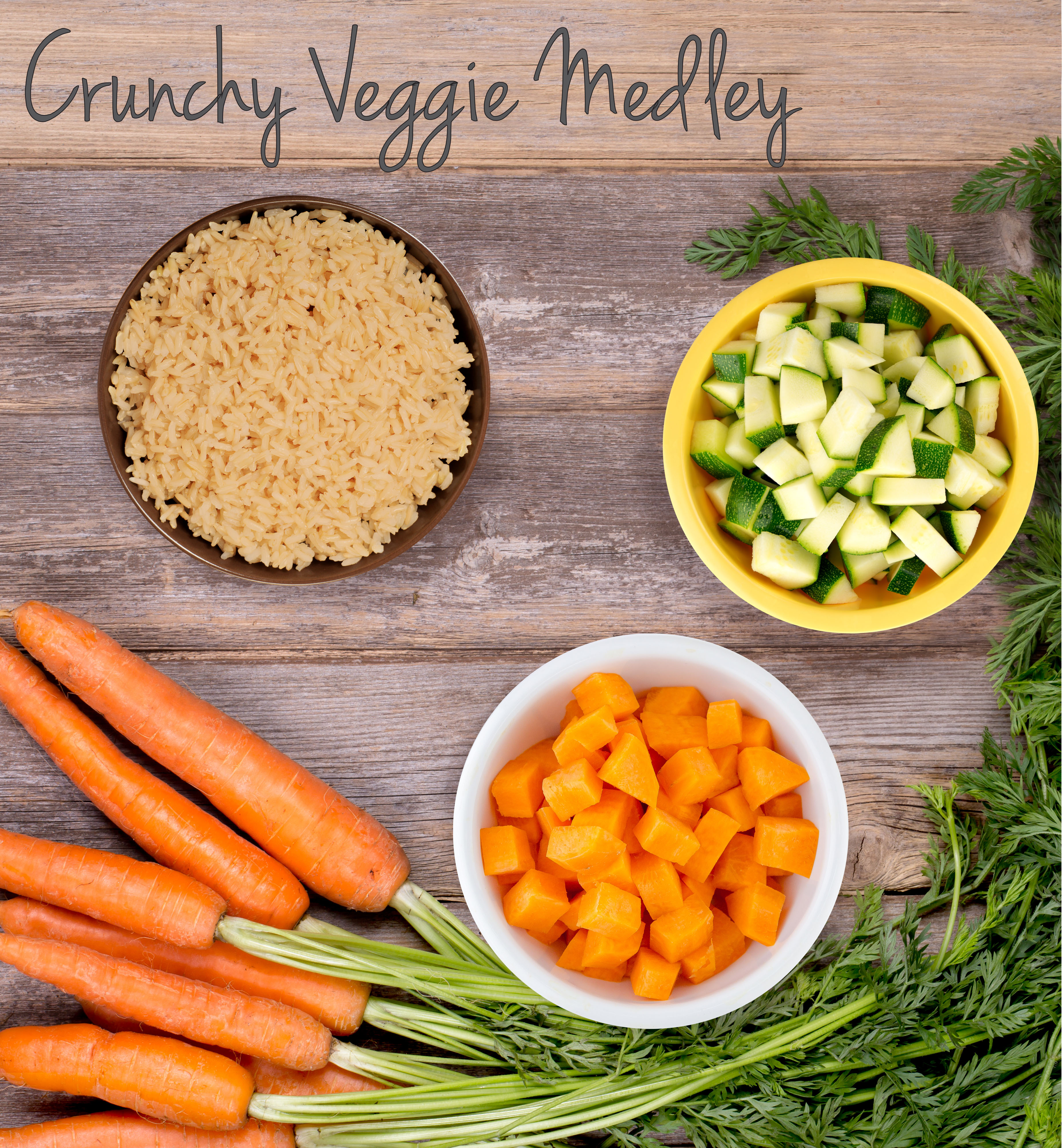 Crunchie Veggie Medley treat recipe ingredients