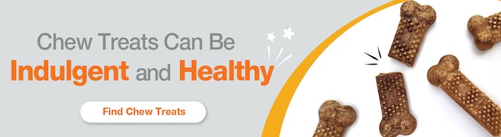 chew treats can be indulgent and healthy banner