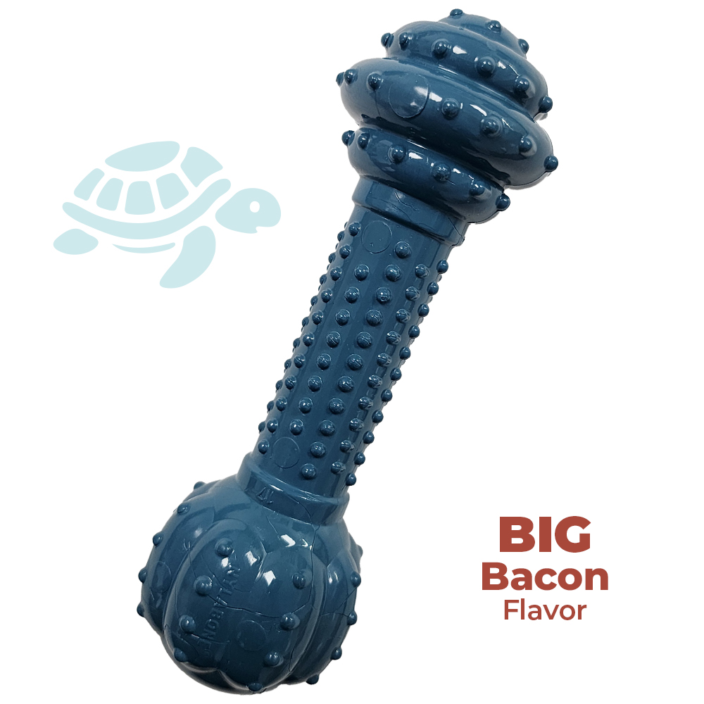 Medium Dental Action Bone For Medium Dogs Chew Toy in Big Bacon Flavor in package