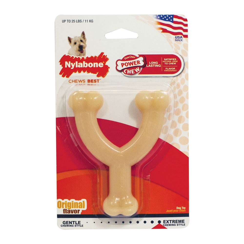 Nylabone chew bone in packaging.