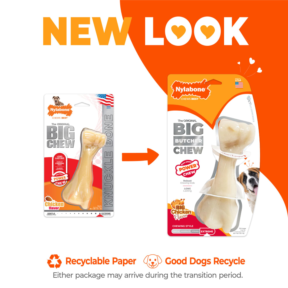 Power Chew Knuckle Bone BIG Dog Chew Toy | Nylabone