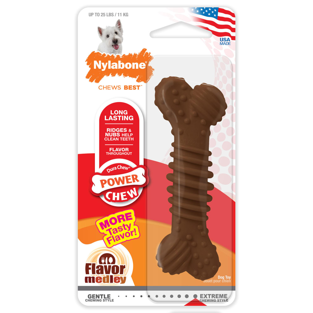 Power Chew Flavor Medley chew bone in packaging.
