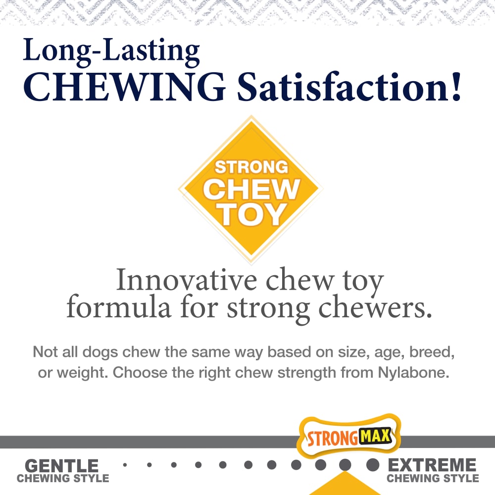 Chew strength guide for Nd1082 Nylabone Gourmet Style Bundle Large