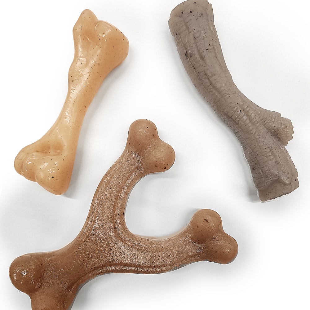 Nylabone Gourmet Small Bundle out of packaging