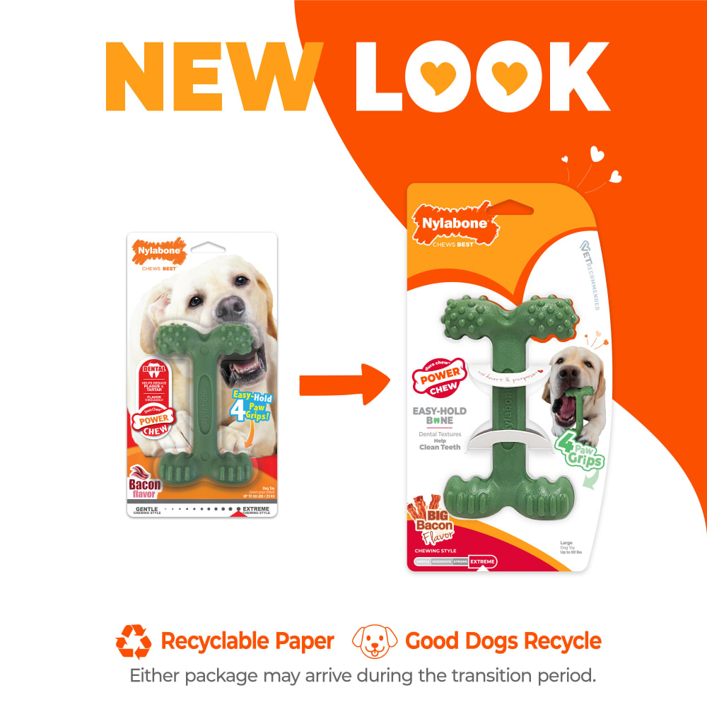 Nylabone Easy Hold Bone new look