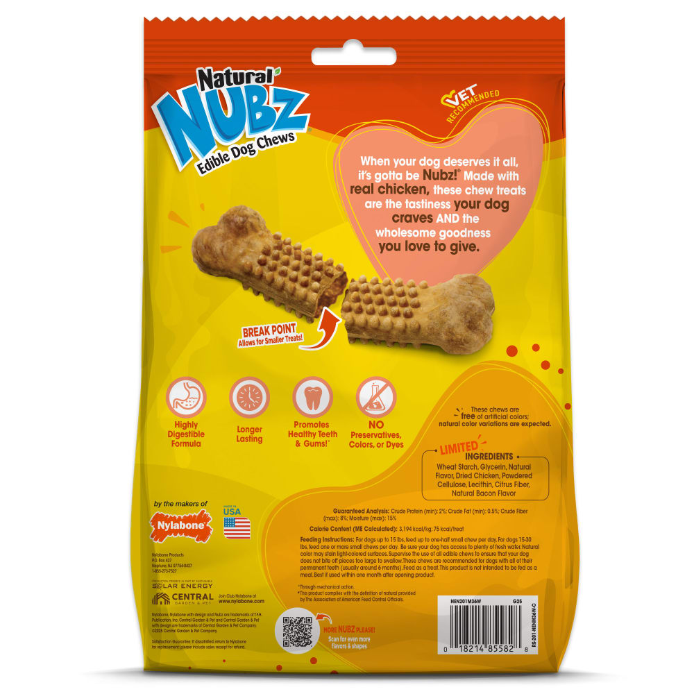 Natural Nubz Chicken Dog Chew Treats