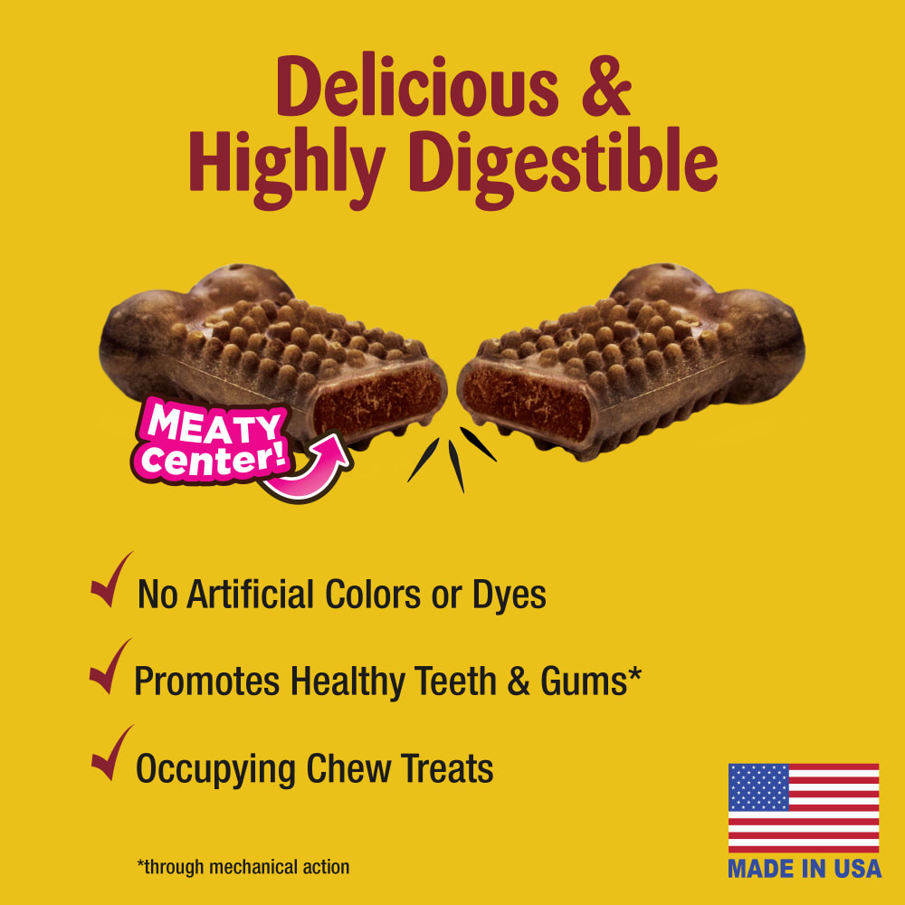 Meaty Center Edible Dog Chews | Natural Nubz | Nylabone