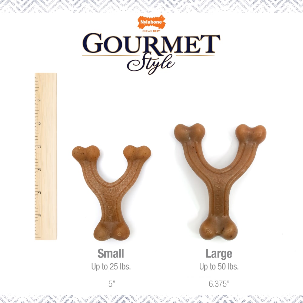018214852209-nylabone-gourmet-style-small-bacon-wishbone-sizechart