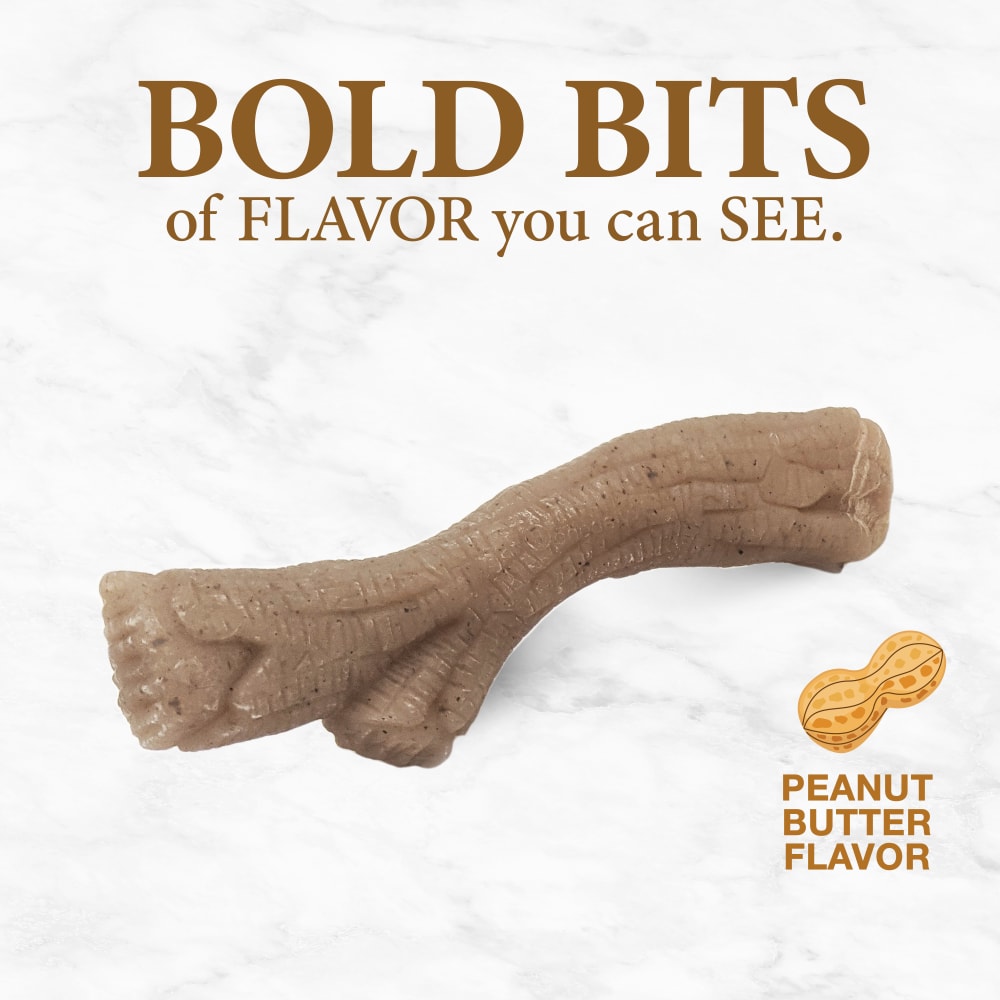 Nylabone Gourmet Style Medium Pb Stick out of packaging