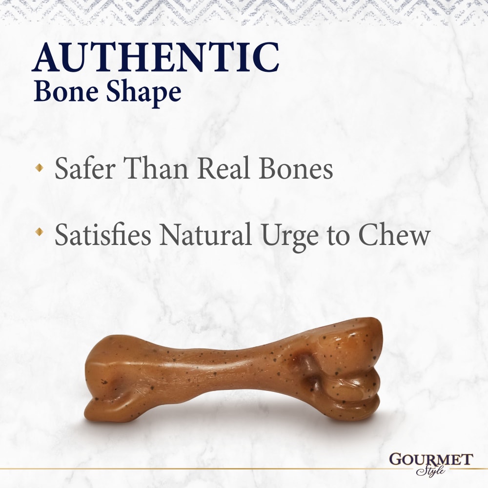 Nylabone Gourmet Femur Twin Pack features and benefits