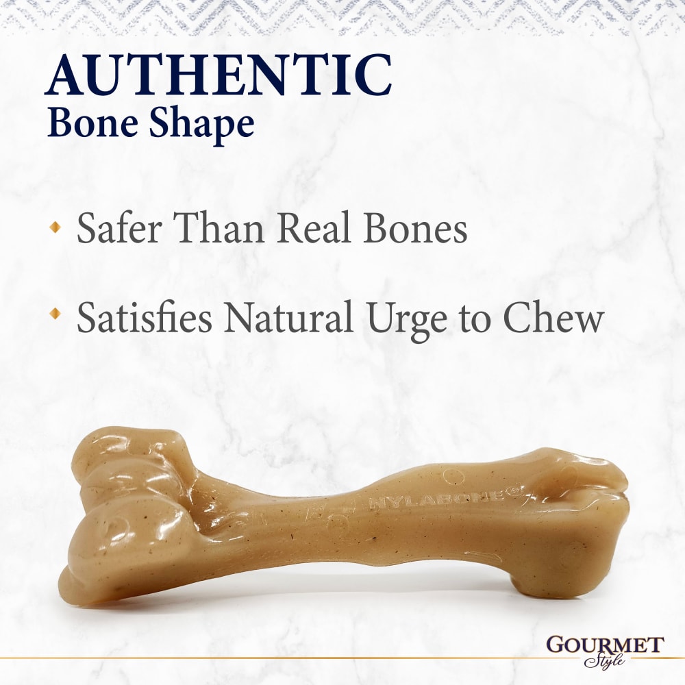 Nylabone Gourmet Femur Giant Baby Back Ribs features and benefits