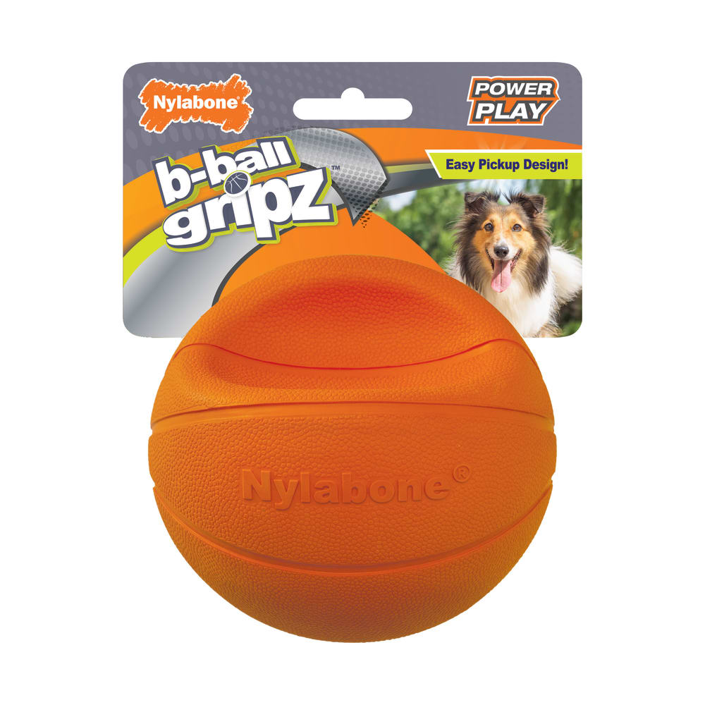 Front view of Nyla Play Gripz B Ball Medium Inpackagingfronthero in packaging