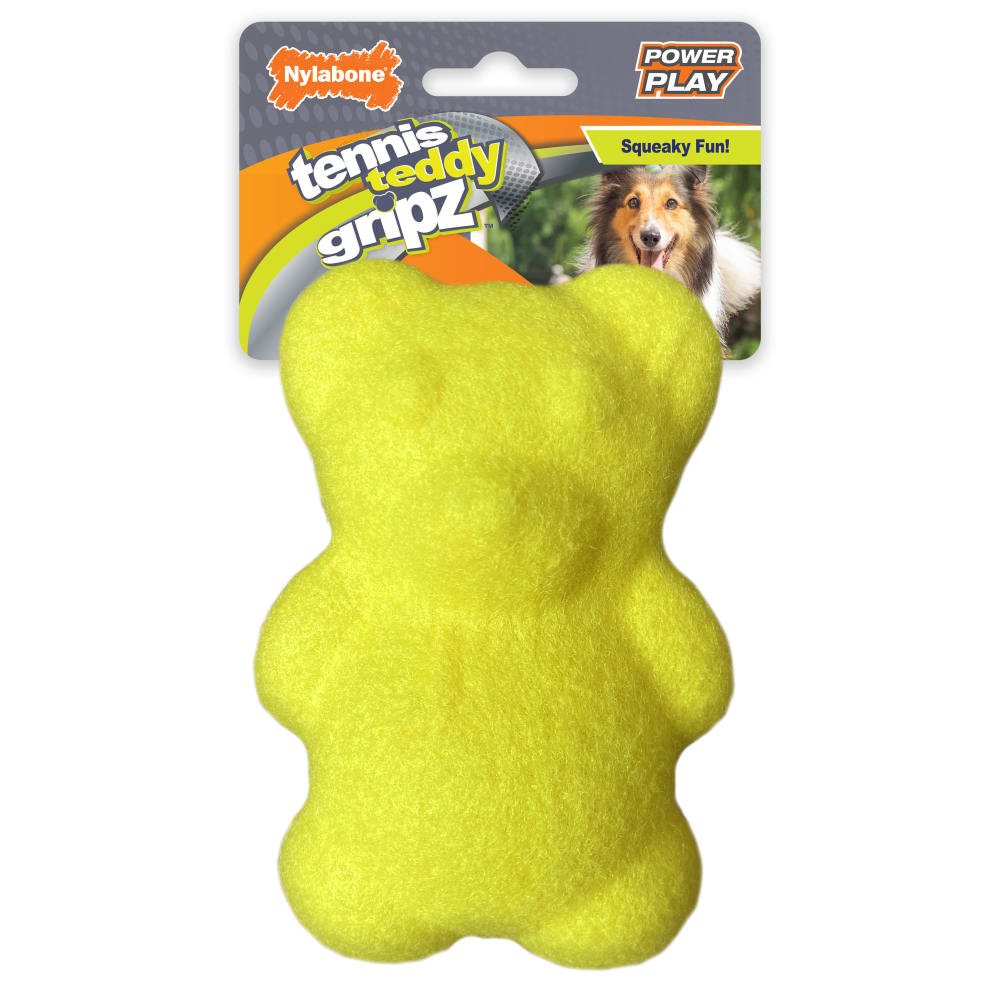 Nylabone Tennis Teddy Gripz power play