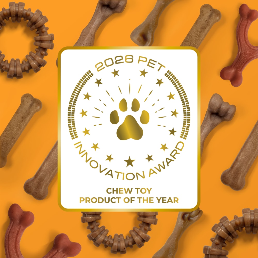 Dog Toys Made with Real Chicken, Bacon, Bison, Venison, & Beef