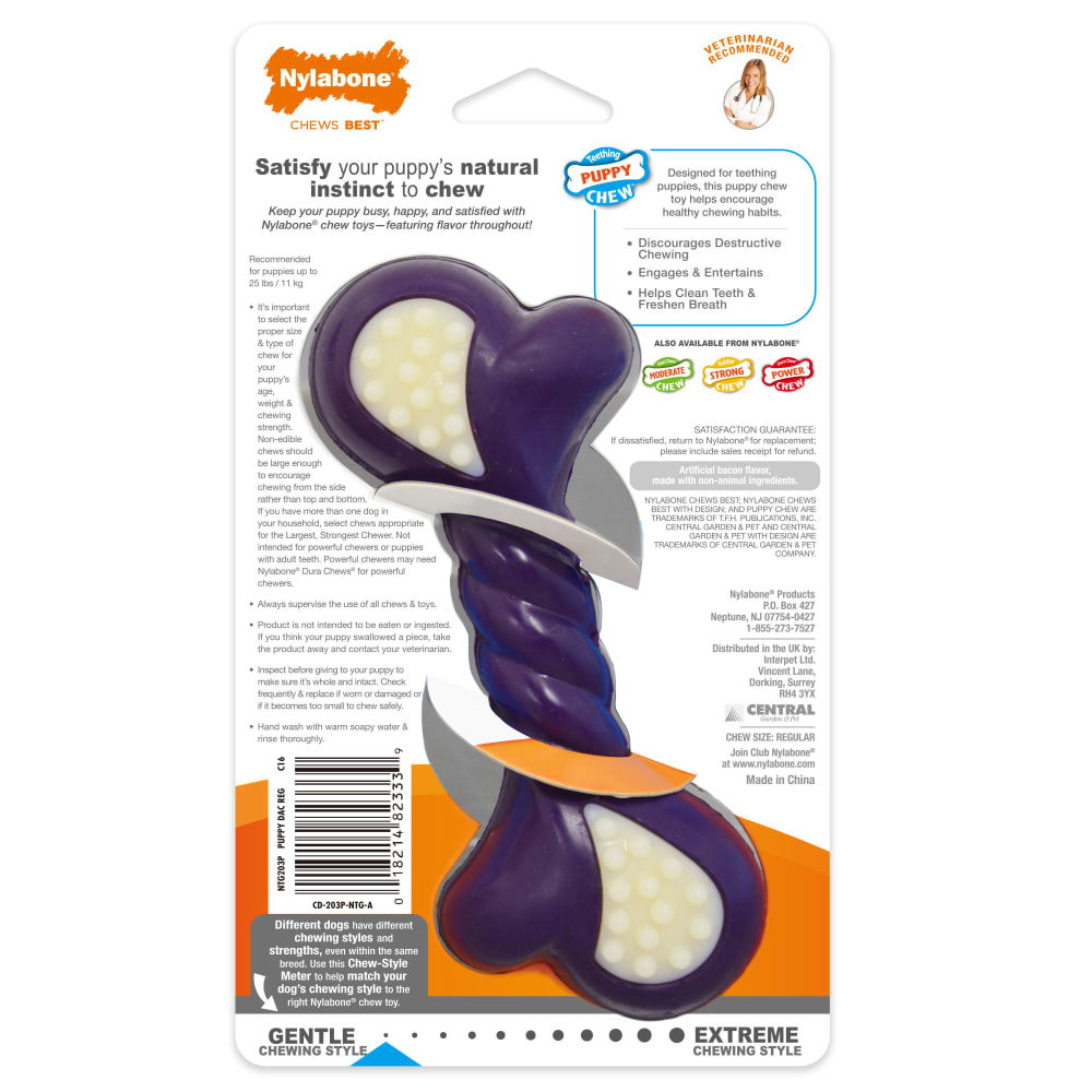 Nylabone double action chew bone wolf clearance