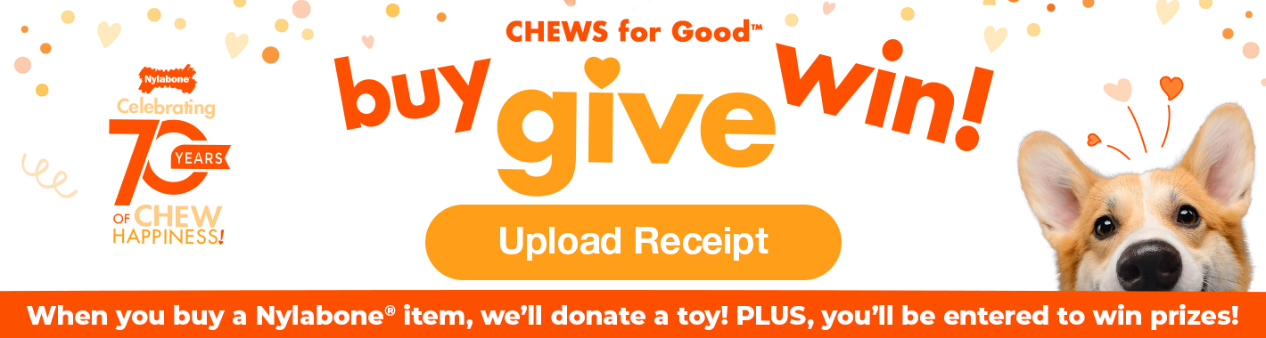chews for good buy give win upload receipt button