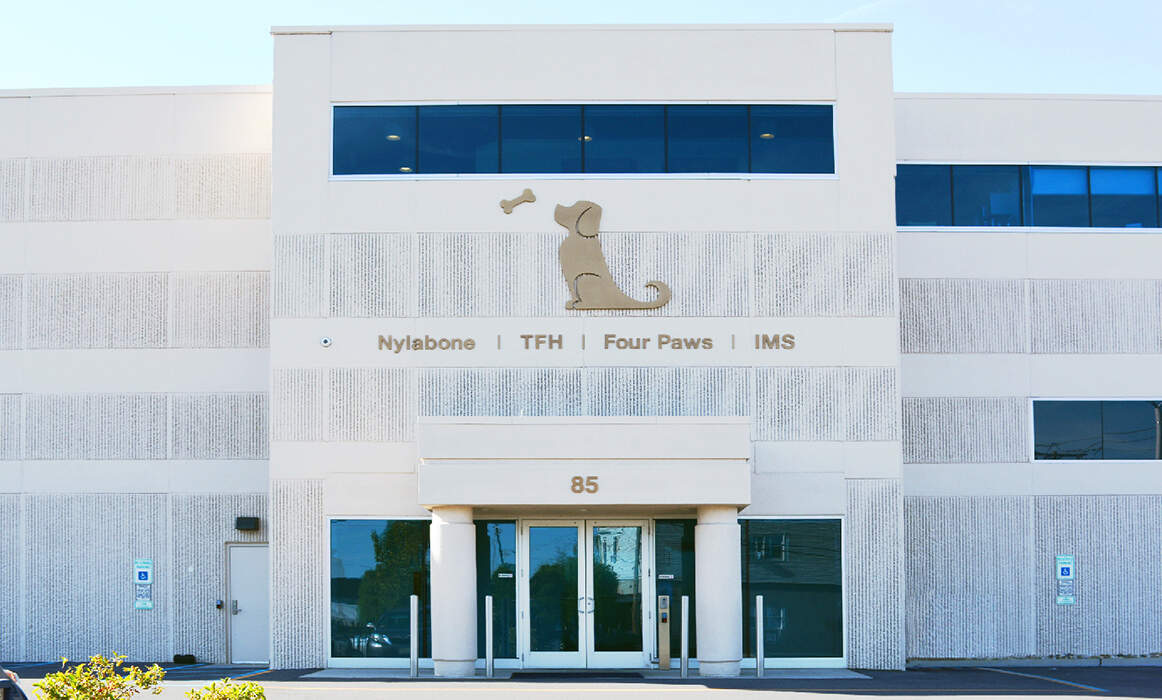 A pet supply storefront.