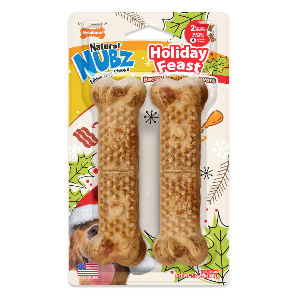 Holiday Feast Dog Treats | Natural Nubz | Nylabone