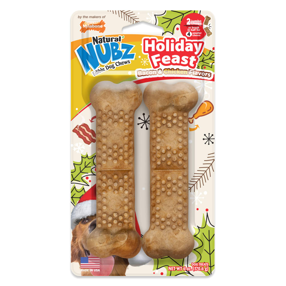 Holiday Feast Dog Treats | Natural Nubz | Nylabone